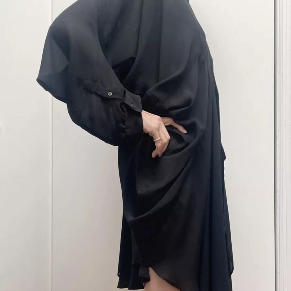 Junya Watanabe, Comme des Garcons, black sheer dress